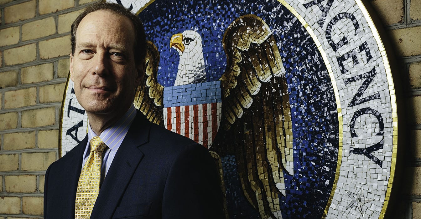 Glenn Gerstell, General Counsel of the National Security Administration, poses for a portrait on Tuesday, July 26, 2016 at the National Cryptologic Museum in Annapolis Junction, Maryland.